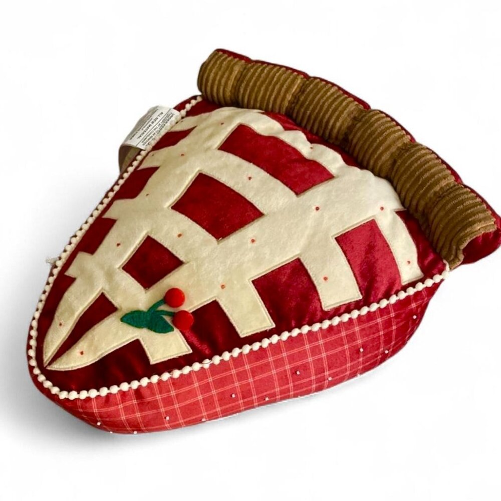 Cherry Pie Slice Decorative Accent/Decor Pillow